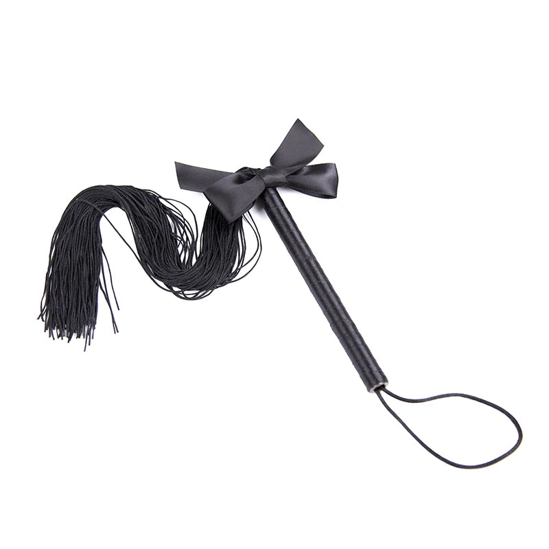 High Quality Pu Leather Pimp Crop Queen Black Whip