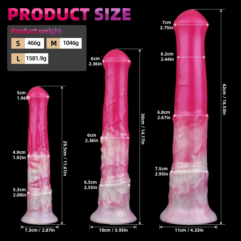 Großer Dildo Spielzeug Realistischer Pferdepenis Lange Dildos