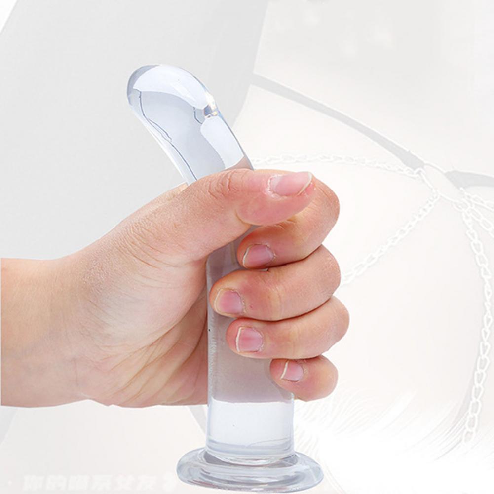 Transparenter Dildo Saugnapf Unisex Gay Safe Sinnlicher Dildo