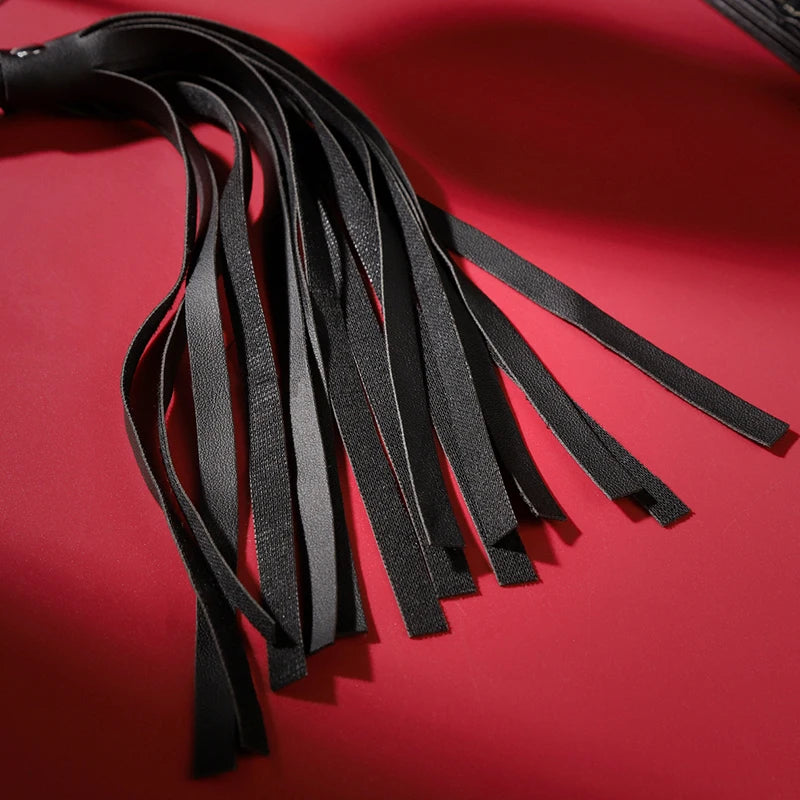 Pu Leather Pimp Whip Crop Party Flogger