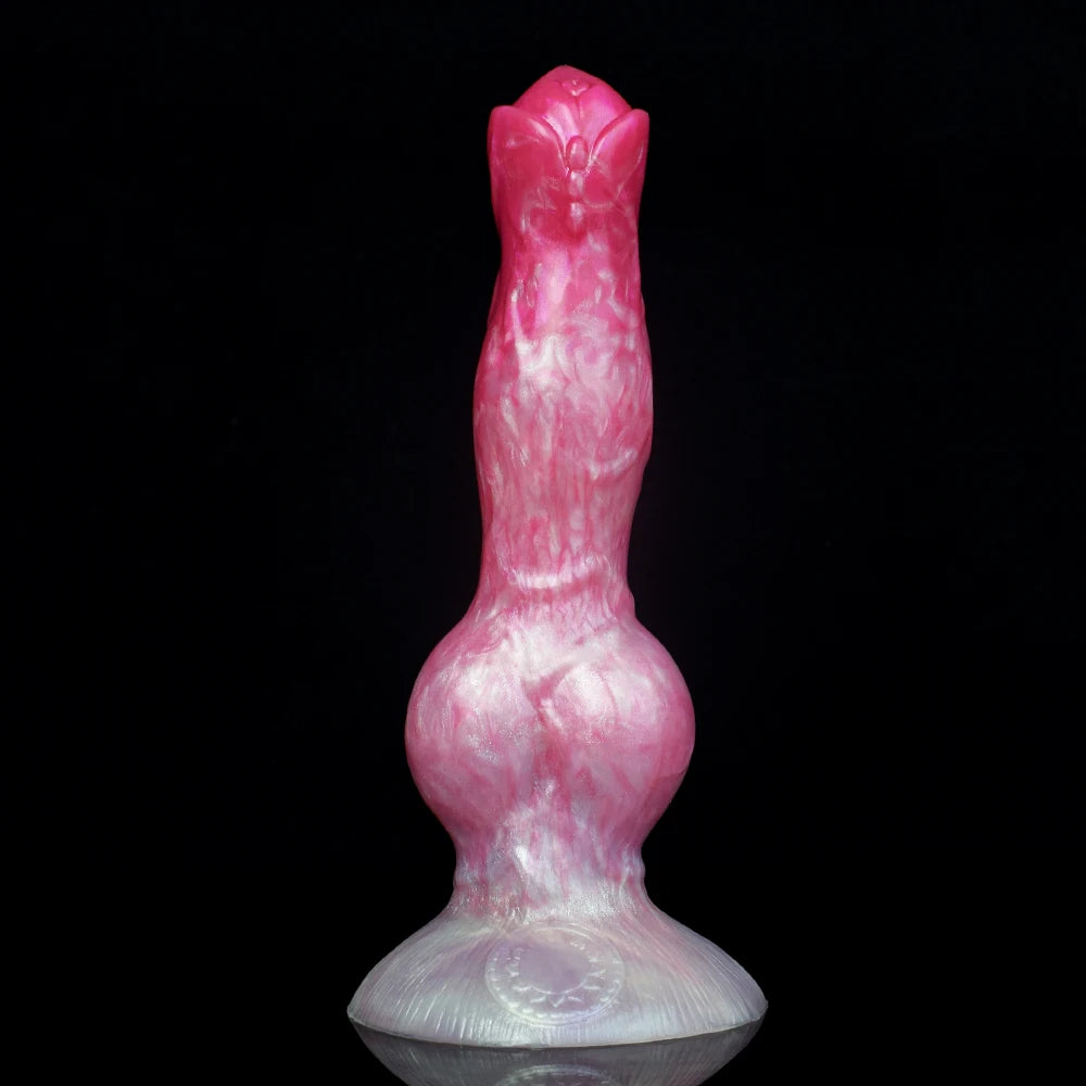 Silikon Dildo und großer Knoten Wolf Dog Dildos Fantasy Butt Plug