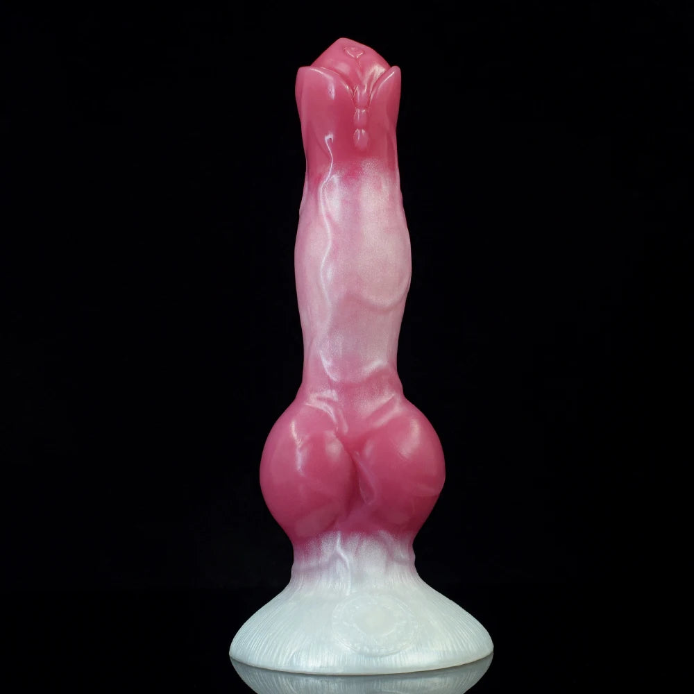 Silikon Dildo und großer Knoten Wolf Dog Dildos Fantasy Butt Plug