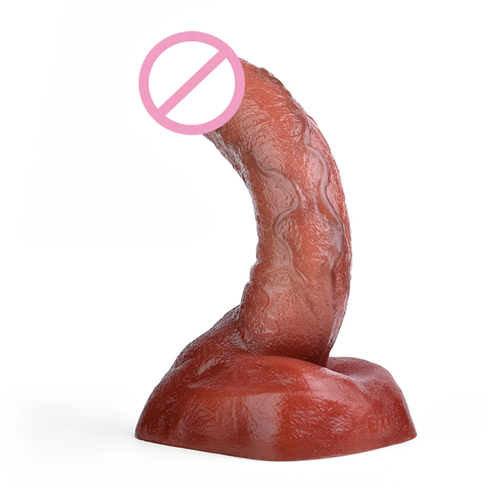 12 Styles Flüssigsilikon Realistischer Dildo mit starkem Sauger