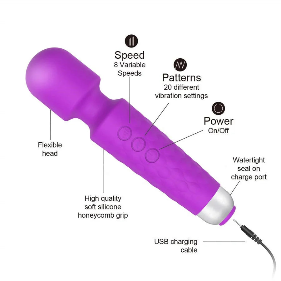 G-Punkt Sexspielzeug 8 Geschwindigkeiten Vibrator