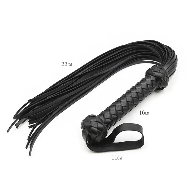 Equestrian Faux Leather Equipment Whip for Couples