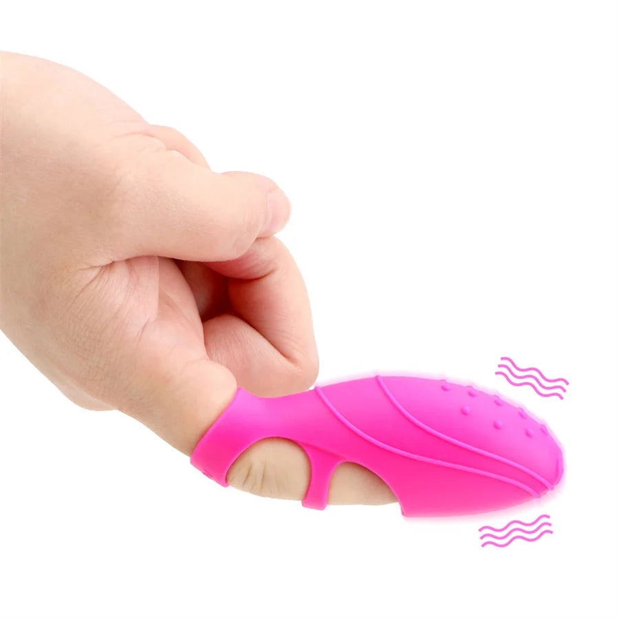 Fingerhülse Vibrator G Spot Klitoris Stimulator