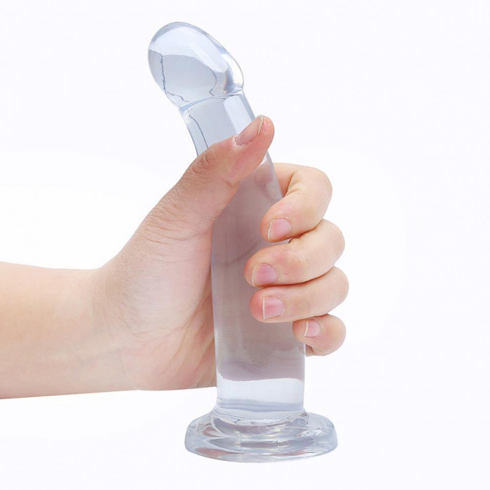 Transparenter Dildo Saugnapf Unisex Gay Safe Sinnlicher Dildo