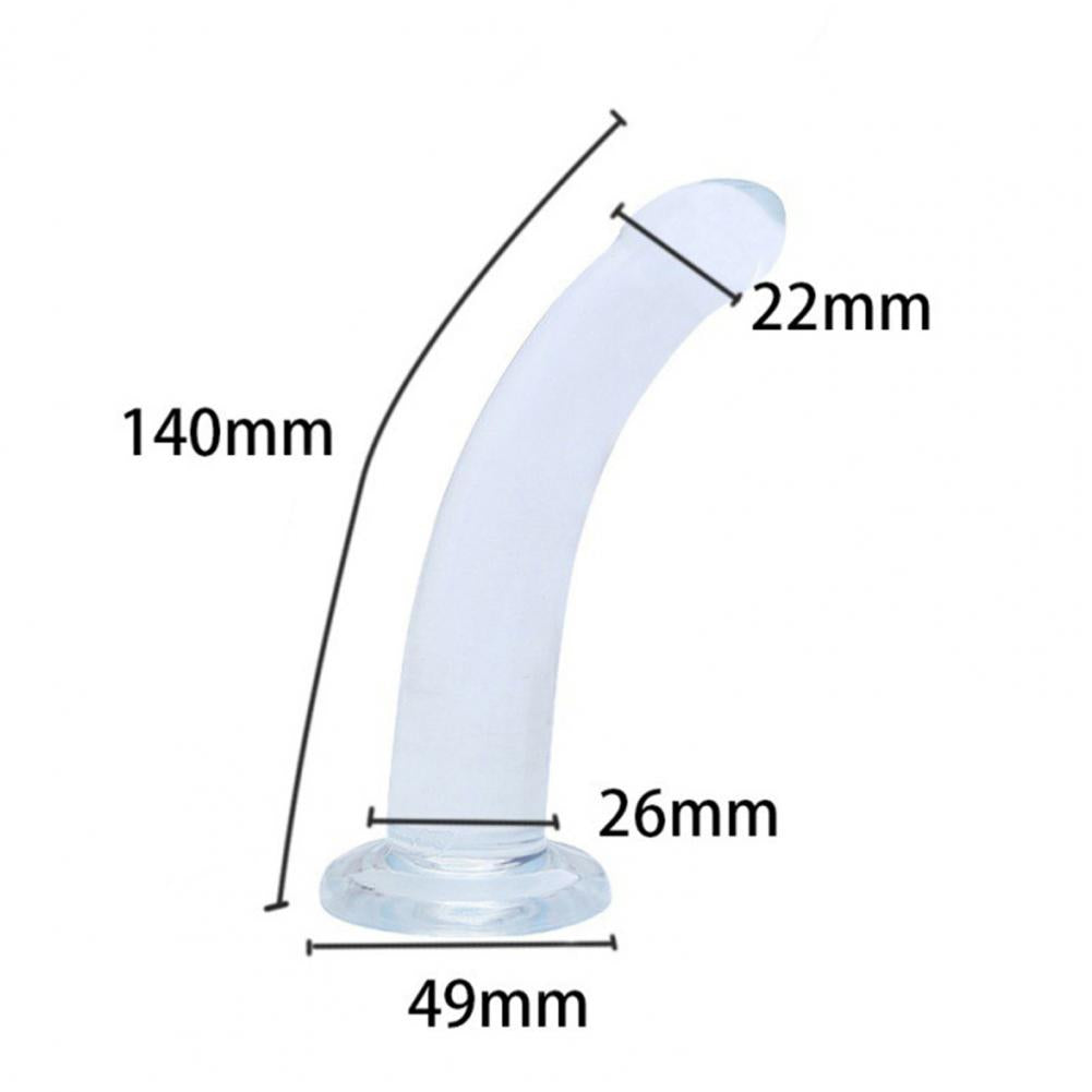 Transparenter Dildo Saugnapf Unisex Gay Safe Sinnlicher Dildo