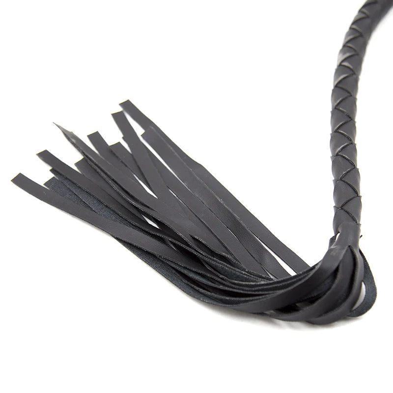 Pu Leather Pimp Whip Crop Party Flogger