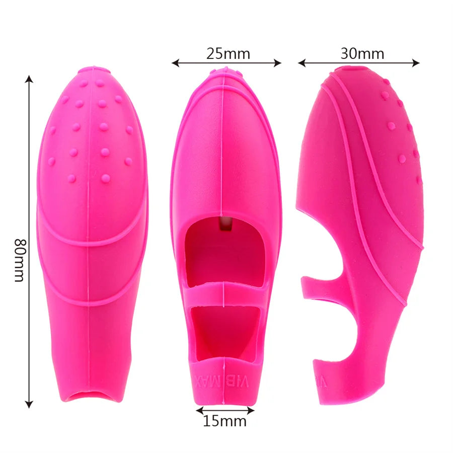 Fingerhülse Vibrator G Spot Klitoris Stimulator