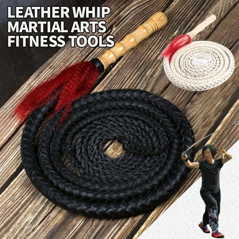 Art Wushu Whip Whips made of cowhide